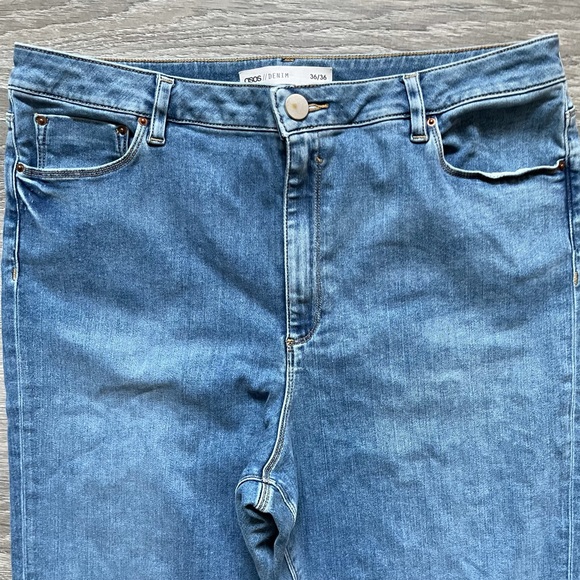 *ASOS 36 Tall Hi-Rise Ridley Skinny Jeans - Picture 2 of 7